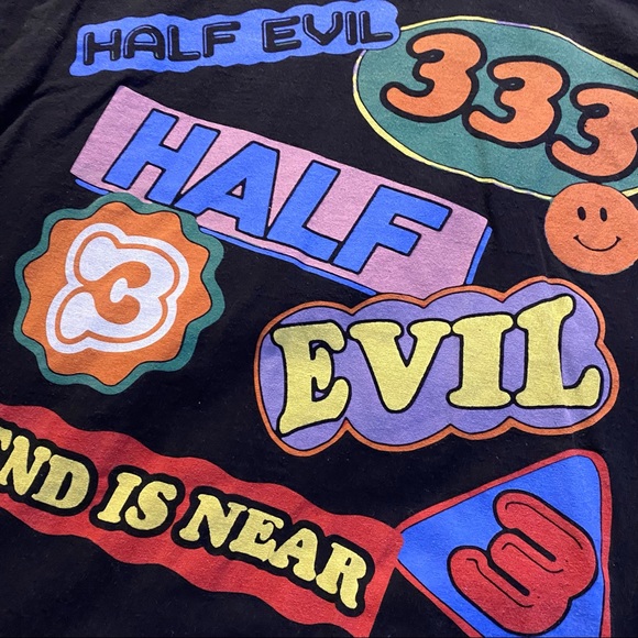 Half Evil 333 Vintage Stamp Tee - Picture 3 of 3